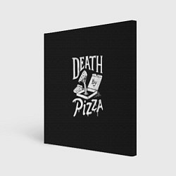 Картина квадратная Death By Pizza