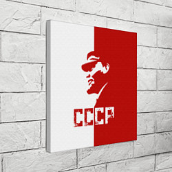 Холст квадратный Ленин СССР, цвет: 3D-принт — фото 2