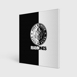 Картина квадратная Ramones B&W