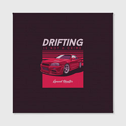 Холст квадратный Drifting Style, цвет: 3D-принт — фото 2