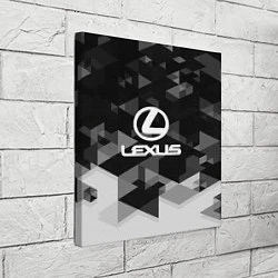 Холст квадратный Lexus sport geometry, цвет: 3D-принт — фото 2