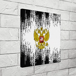 Холст квадратный Russia: White Sport, цвет: 3D-принт — фото 2