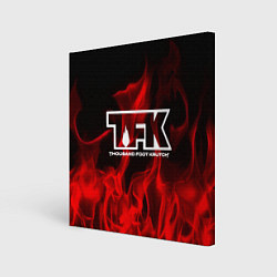 Картина квадратная Thousand Foot Krutch: Red Flame