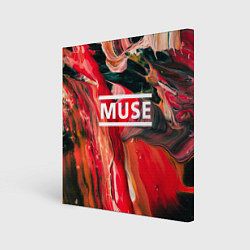 Холст квадратный MUSE: Red Colours, цвет: 3D-принт