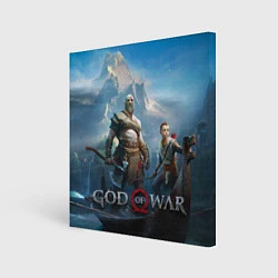 Холст квадратный God of War, цвет: 3D-принт