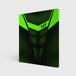 Картина квадратная N7: Green Armor