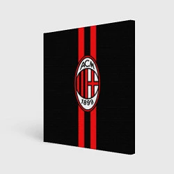 Холст квадратный AC Milan 1899, цвет: 3D-принт