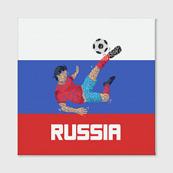 Холст квадратный Russia Footballer, цвет: 3D-принт — фото 2