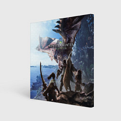 Картина квадратная Monster Hunter: World