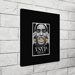 Холст квадратный ASAP Rocky: Gold Edition цвета 3D-принт — фото 2