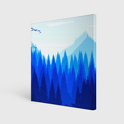 Картина квадратная Firewatch: Cold Wood
