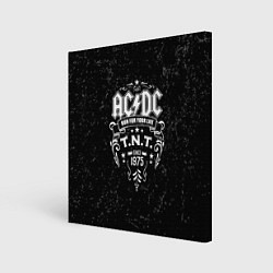 Холст квадратный AC/DC: Run For Your Life, цвет: 3D-принт