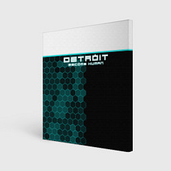 Картина квадратная Detroit: Cyber Hexagons