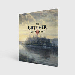 Холст квадратный The Witcher 3: Wild Hunt, цвет: 3D-принт