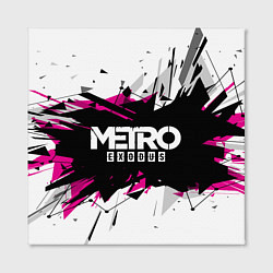 Холст квадратный Metro: Exodus Purple, цвет: 3D-принт — фото 2