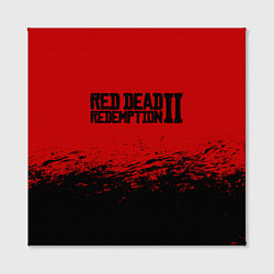 Холст квадратный Red Dead Redemption II, цвет: 3D-принт — фото 2