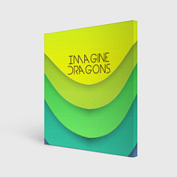 Картина квадратная Imagine Dragons: Lime Colour