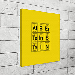 Холст квадратный Альберт Эйнштейн, цвет: 3D-принт — фото 2