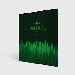 Холст квадратный Wildlife Adventure, цвет: 3D-принт