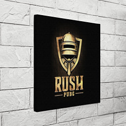 Холст квадратный Rush PUBG, цвет: 3D-принт — фото 2