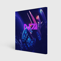 Картина квадратная N7: Neon Space