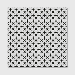 Холст квадратный Геометрические крестики, цвет: 3D-принт — фото 2