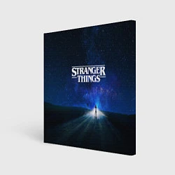 Картина квадратная Stranger Things: Road Light