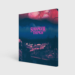 Картина квадратная Stranger Things: Pink Heaven