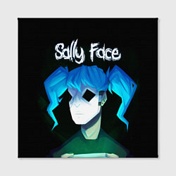 Холст квадратный Sally Face: Light Silhouette, цвет: 3D-принт — фото 2