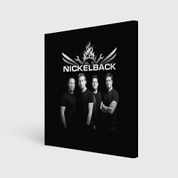 Холст квадратный Nickelback Band, цвет: 3D-принт