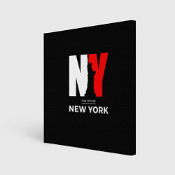 Холст квадратный New York City, цвет: 3D-принт