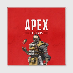 Холст квадратный Apex Legends: Red Caustic цвета 3D-принт — фото 2