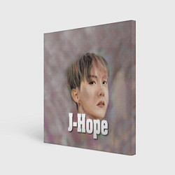 Холст квадратный BTS J-Hope, цвет: 3D-принт