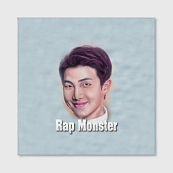 Холст квадратный BTS Rap Monster, цвет: 3D-принт — фото 2