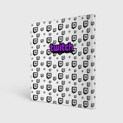 Холст квадратный Twitch Online, цвет: 3D-принт