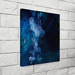 Холст квадратный Синий космос, цвет: 3D-принт — фото 2
