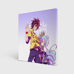 Холст квадратный No Game No Life, цвет: 3D-принт