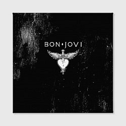 Холст квадратный Bon Jovi, цвет: 3D-принт — фото 2