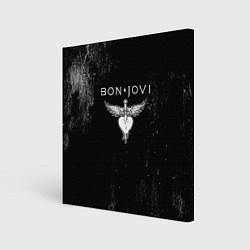 Холст квадратный Bon Jovi, цвет: 3D-принт