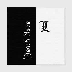 Холст квадратный Death Note 2, цвет: 3D-принт — фото 2
