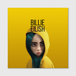 Холст квадратный BILLIE EILISH: Yellow Girl, цвет: 3D-принт — фото 2