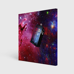 Холст квадратный Doctor Who, цвет: 3D-принт