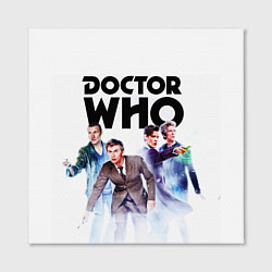 Холст квадратный Доктор Кто, цвет: 3D-принт — фото 2