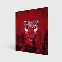 Холст квадратный CHICAGO BULLS, цвет: 3D-принт