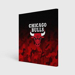 Холст квадратный CHICAGO BULLS, цвет: 3D-принт