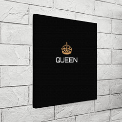 Холст квадратный Королева, цвет: 3D-принт — фото 2