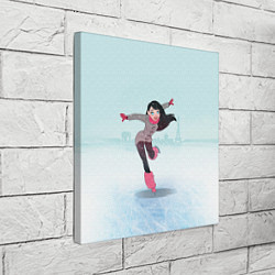 Холст квадратный Фигурное катание, цвет: 3D-принт — фото 2