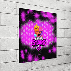 Холст квадратный BRAWL STARS:SANDY, цвет: 3D-принт — фото 2