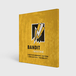 Холст квадратный Bandit R6s, цвет: 3D-принт