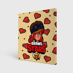 Картина квадратная Brawl Stars - Jessie